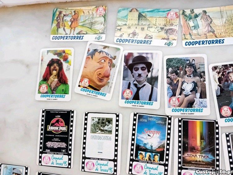 Conjunto de 65 Calendários Antigos Carnaval de Torres Vedras