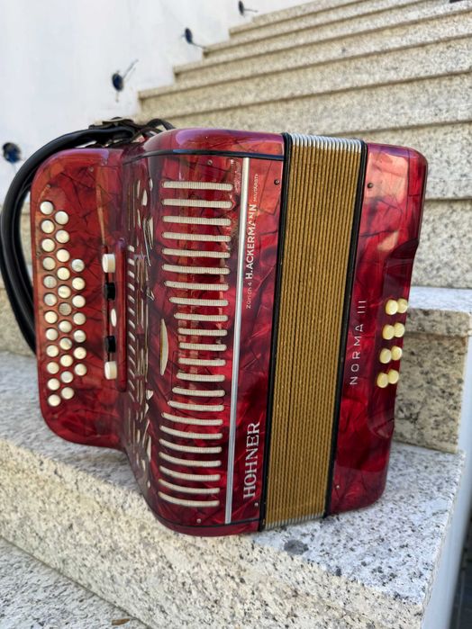 Concertina Hohner Norma III, 3 Voz. M . 2 . B