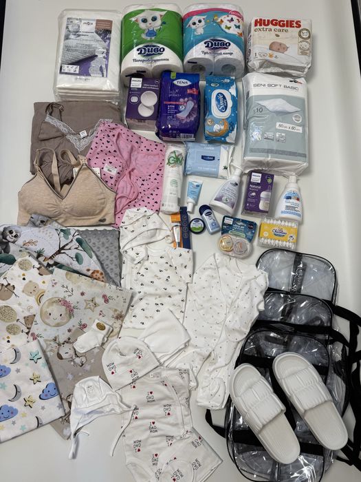 Все для новонароджених та вагітних/ готові сумки в пологовий одяг