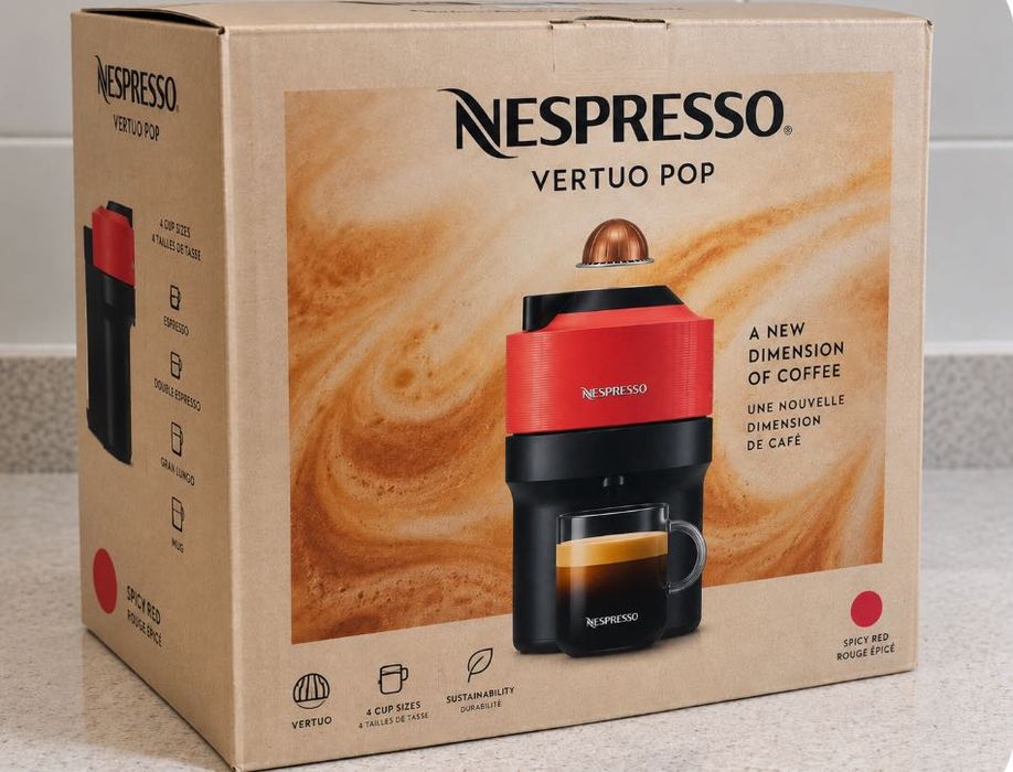 Nespresso Vertuo Pop KRUPS NOVA – Vermelha