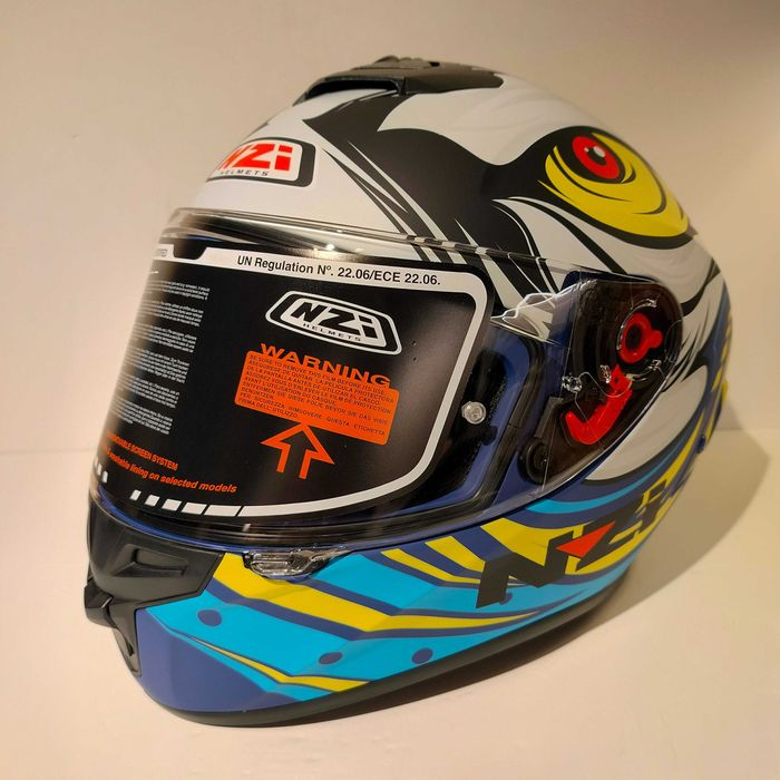 Capacete junior NZi trendy 2 mota scooter novo