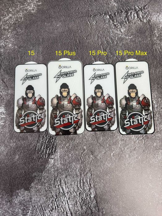 Захисне скло Gorilla iPhone 16 15 14 Pro Max Айфон стекло Plus