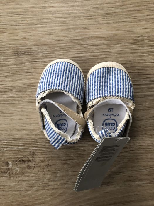 Buty niechodki cool club espadryle dziecięce chrzest lato