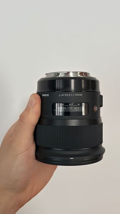 Sigma 24mm 1.4 DG ART + Adaptador Canon EF