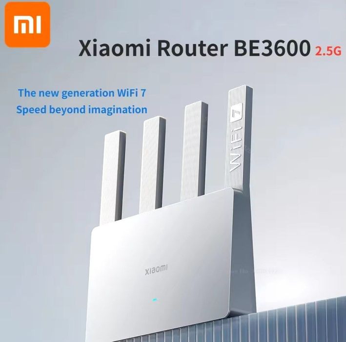 Маршрутизатор Xiaomi BE3600 WiFi 7 роутер