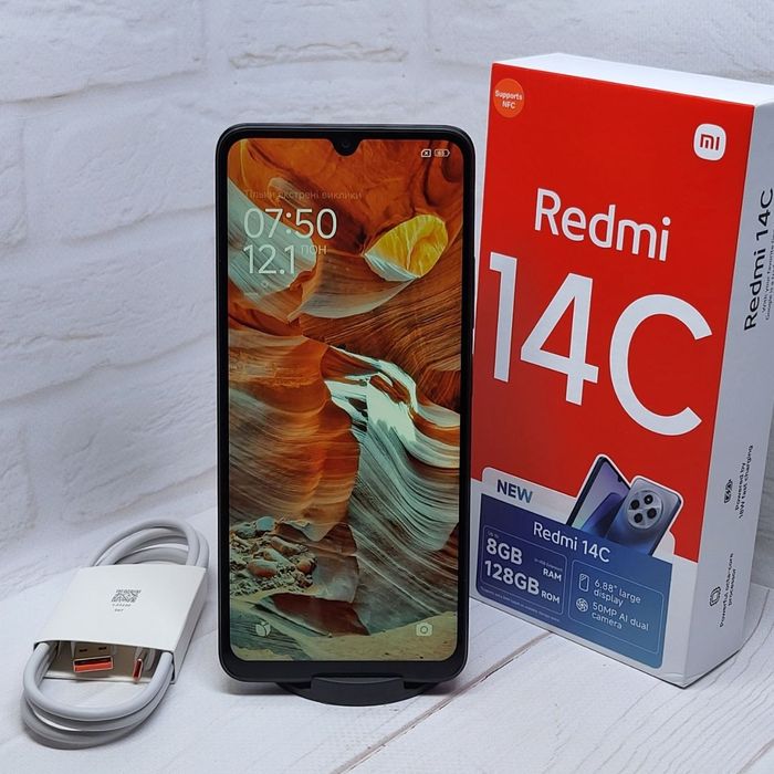 Продам телефон Redmi 14С 8/256 Gb NFC в гарному стані