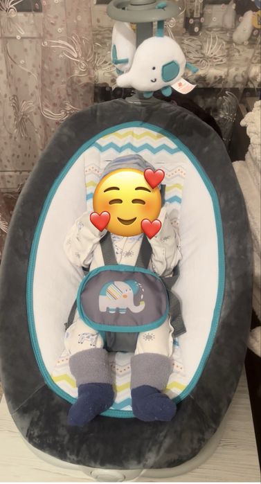 Дитячий шезлонг 2 в 1