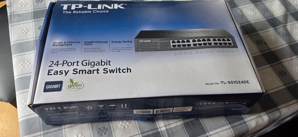 Hub 24 portas gigabit tplink