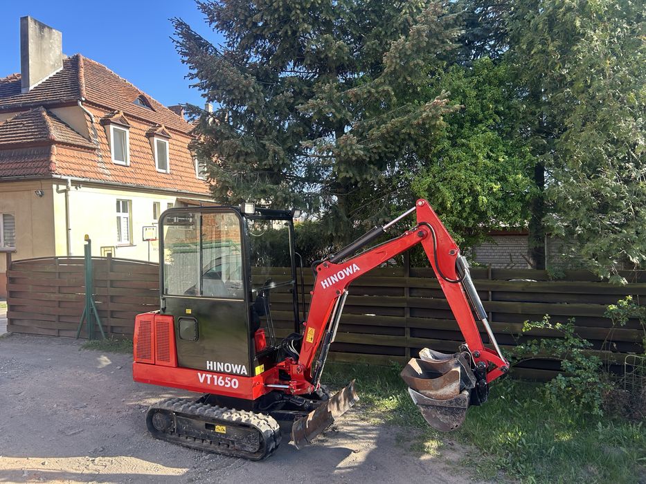 Minikoparka Hitachi ,Hinova VT 1650 , umowa , gotowa do pracy