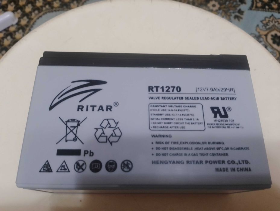 Батарея RITAR RT1270 ( 12v 7.0 Ah/20HR )