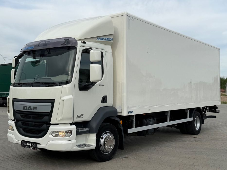 DAF LF 280 / KONTENER / WINDA / AUTOMAT / 18 EUROPALET / EURO 6 / 490 TYŚ KM / 8 990 KG ŁADOWNOŚCI / 2016