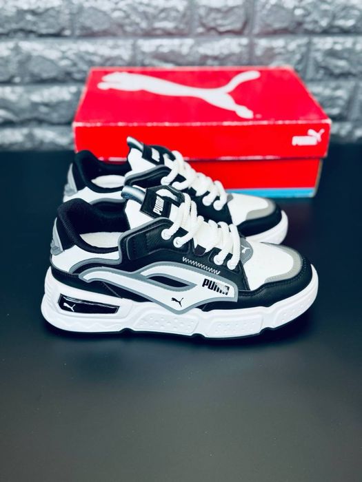 Puma X-Power Мужские кроссовки черно-белые чоловічі кросівки пума