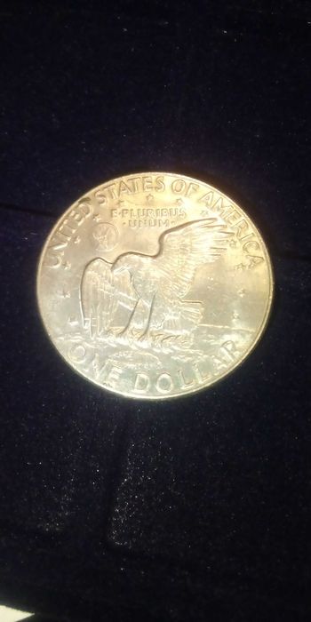 One dólar de1977.  Americano