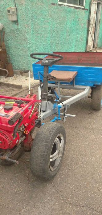 Продается мотоблок c прицепом.