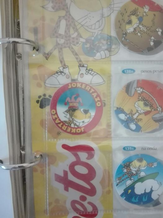 Caderneta tazos matutano e outros