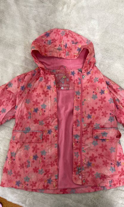 Термо куртка,плащ на флисе на девочку.