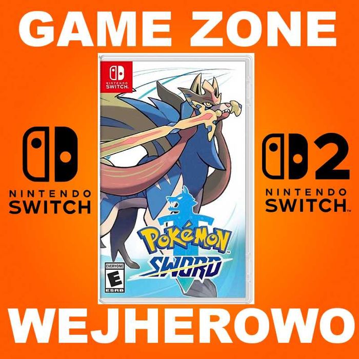 Pokemon SWORD Nintendo Switch + Lite + Oled + SWITCH 2 = Wejherowo
