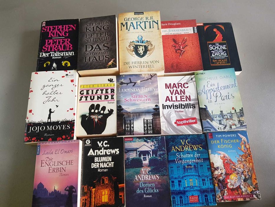 Livros alemães em bom estado, várias categorias