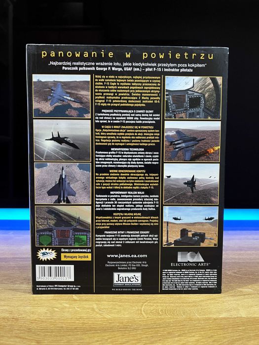 Jane's F-15 (PC PL 1998) BIG BOX polskie premierowe wydanie IPS