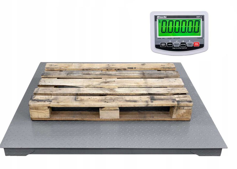 Waga platformowa paletowa do bigbag 5t 1,2 x 1,2 5000kg elektryczna