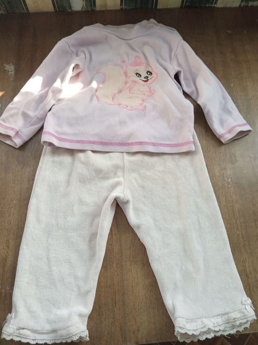 Большой пакет вещей,  великий пакет теплих речей на дівчинку 1-1,5 рок