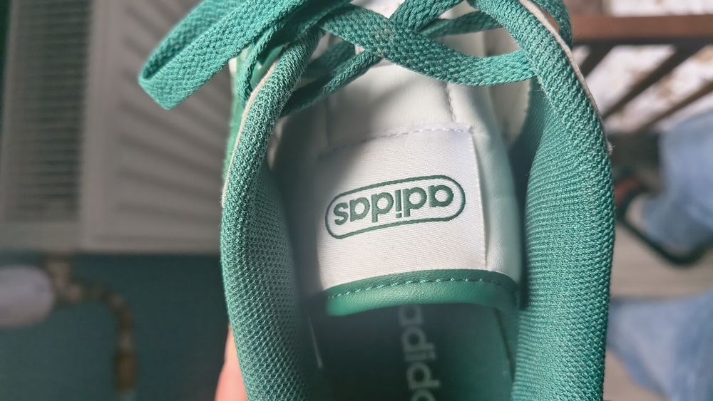 Buty adidas biało zielone