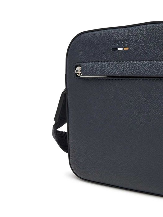 100% ОРИГІНАЛ BOSS ray zip classic vertical blue navy сумка темно синя чоловіча через плече