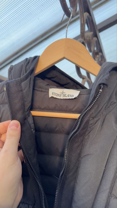 Stone Island куртка весна  M чорна premium