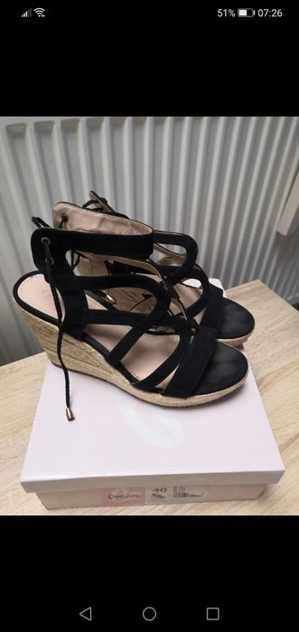 Buty na koturnie CCC rozm. 40