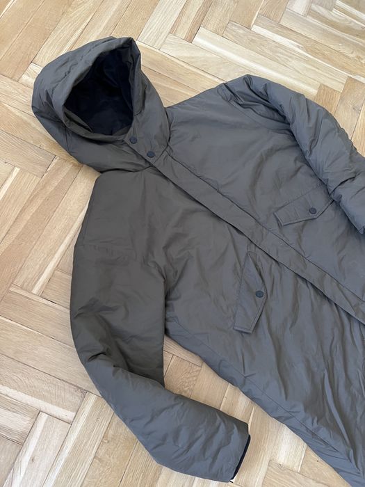 Płaszcz puchowy męski ciepły House L/XL z kapturem kurtka