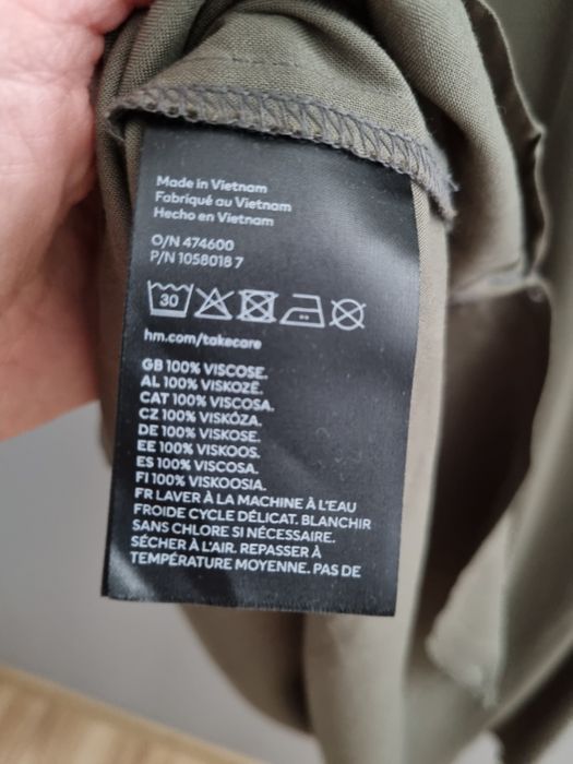 Sukienka H&M M 38 nowa viskoza