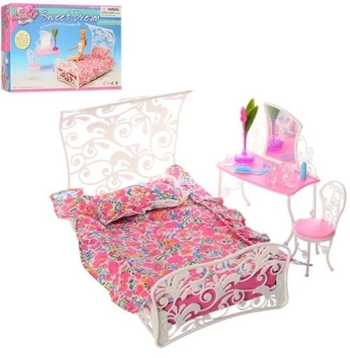 Меблі для ляльок Барбі Спальня , Мебель для кукол Лол