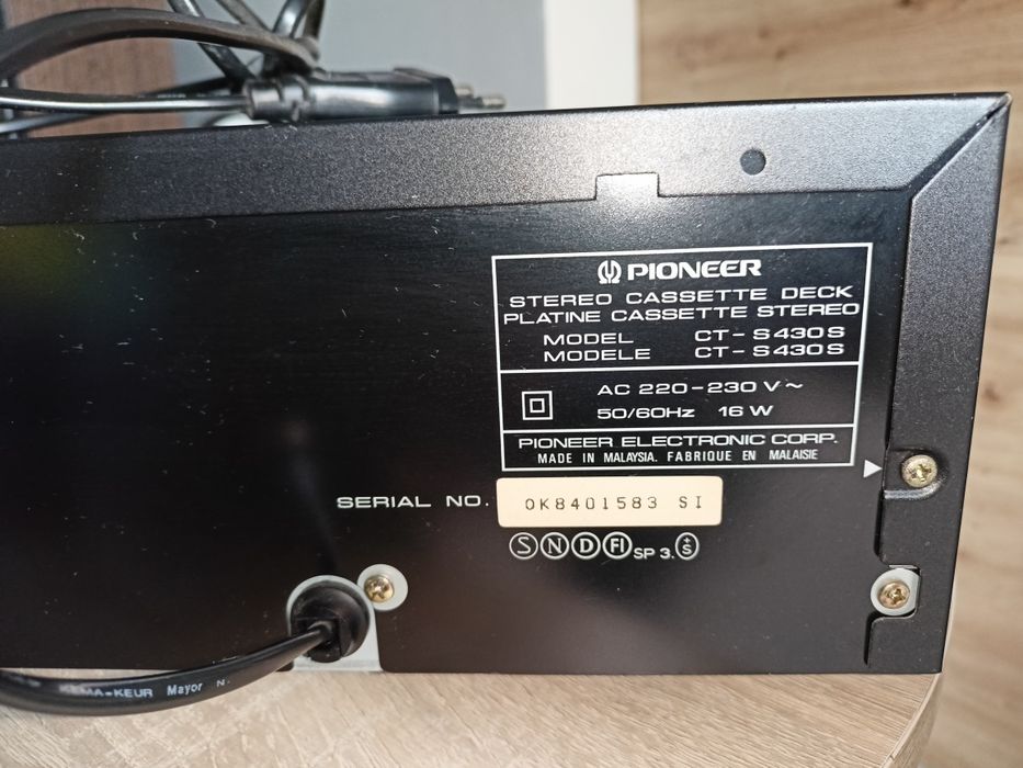 Deck Pioneer CT-S430S