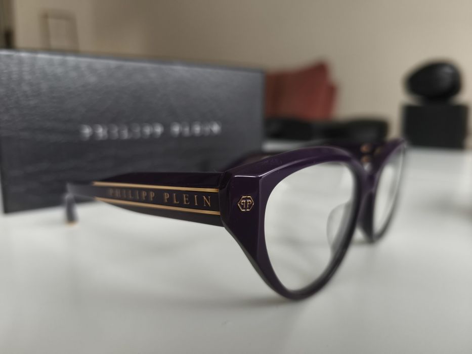 Oprawki Philipp Plein kolor śliwka