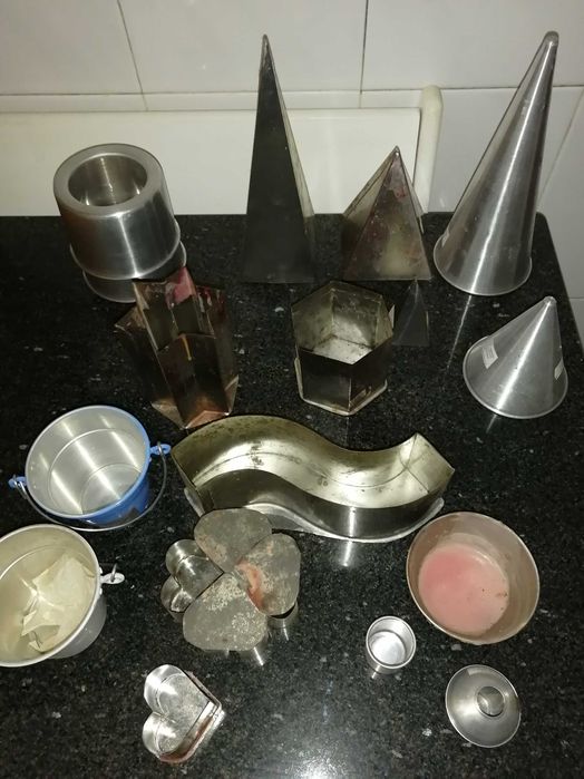 Formas de alumínio para velas