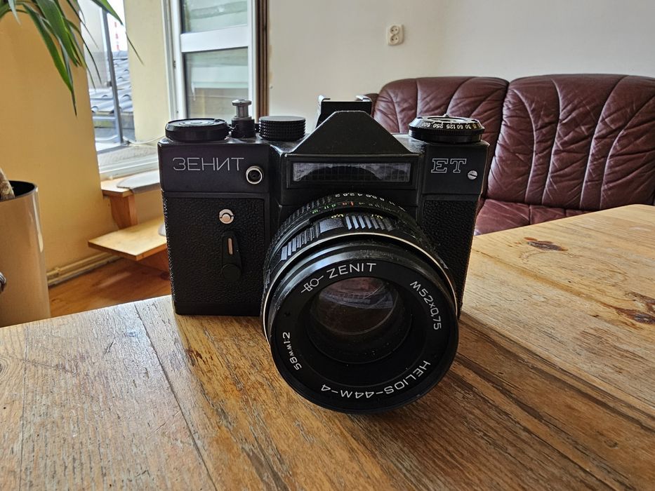 Zenit ET apart + obiektyw Helios 44M 4