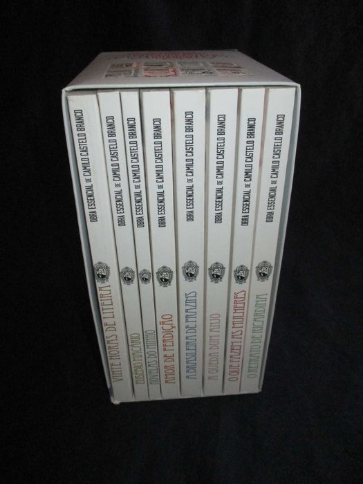 Obra essencial de Camilo Castelo Branco Colecção completa 8 volumes
