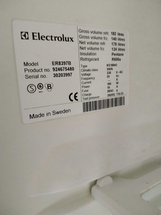 Frigorífico Electrolux