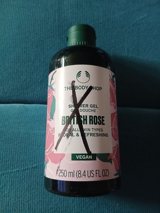 The Body Shop British Rose żel pod prysznic 260 ml Brytyjska Róża