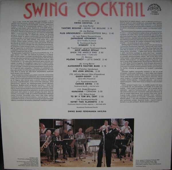 Виниловые пластинки Swing Band Ferdinanda Havlíka ‎– Swing Cocktail