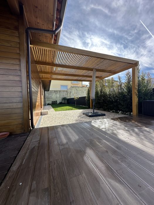 Pérgulas em madeira. Instalamos em todo o país