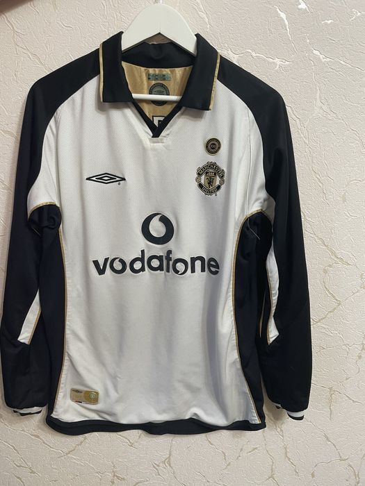 Оригінальна ретро-футболка Manchester United Umbro Centenary 2002 (двостороння)