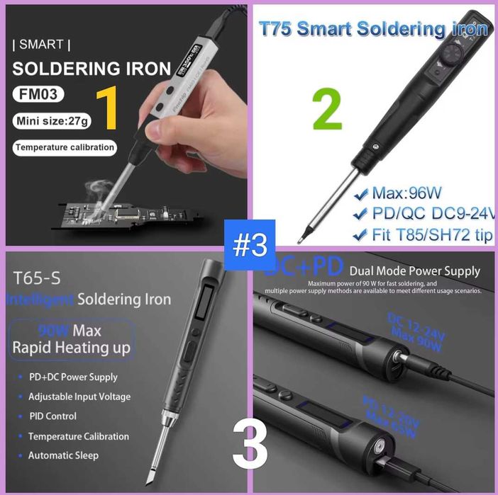 Набор для пайки. Паяльник.