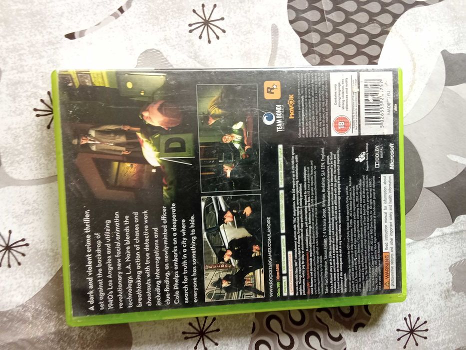 gra xbox 360 la noire