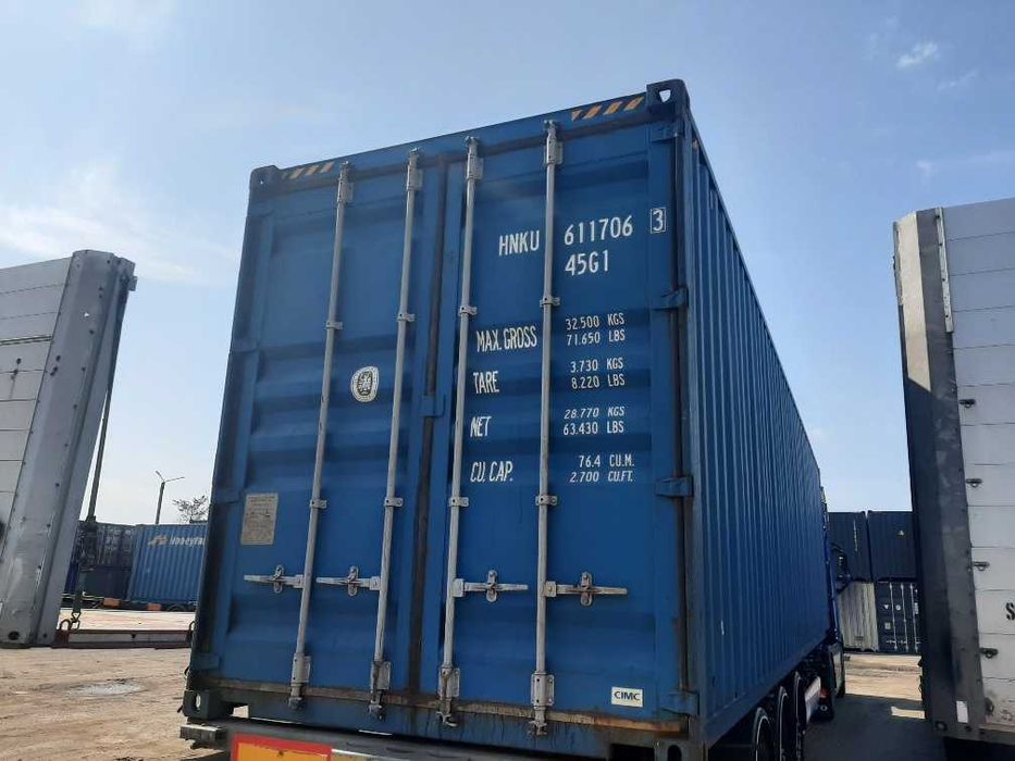 OKAZJA! Kontenery 40'HC 12 m podwyższane z rocznika 2020/2021