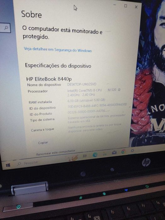 Portátil HP i5 Modelo 8440P
