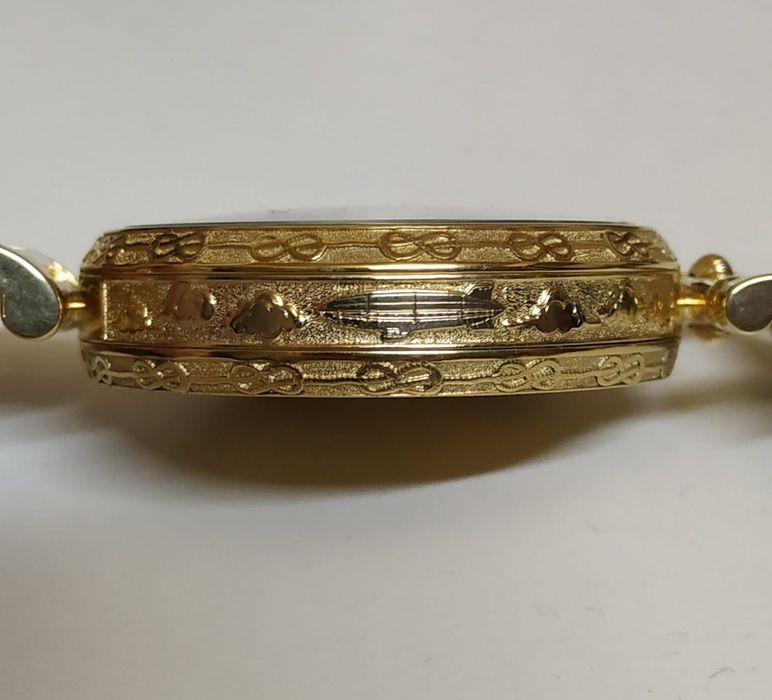 Wojskowy Jaeger Le Coultre  pasówka ze statku powietrznego Roma 40 mm