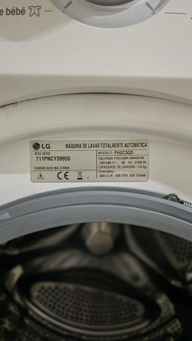 Maquina de lavar roupa LG 7kg