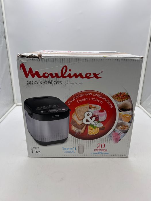 Wypiekacz do chleba Moulinex OW240E30 srebrny/szary 720 W
