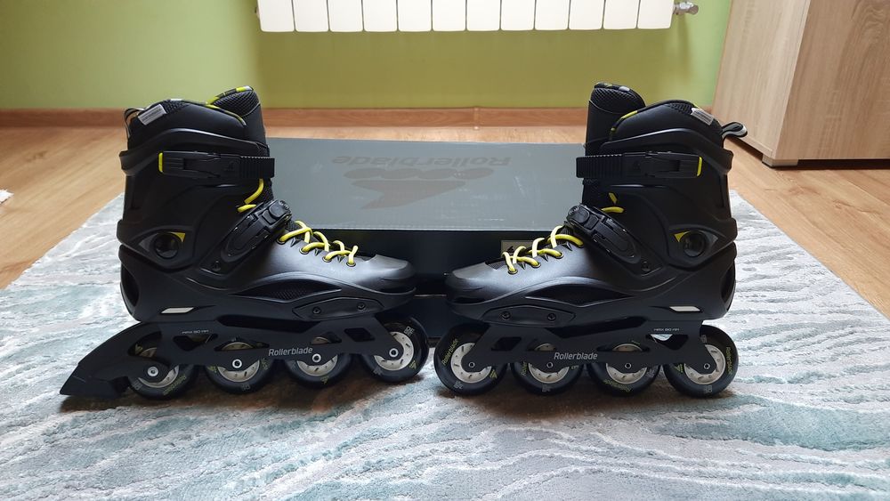 Rollerblade rolki RB Cruiser black-neon r. 42 stan idealny jak nowy